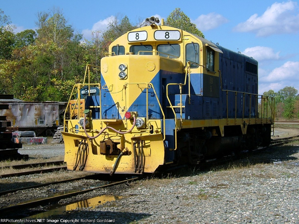 No. 8 In Blue &amp; Yellow